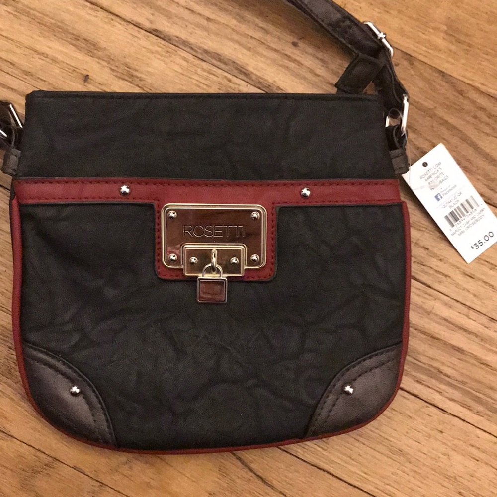 Rosetta Black Crossbody Purse NWT